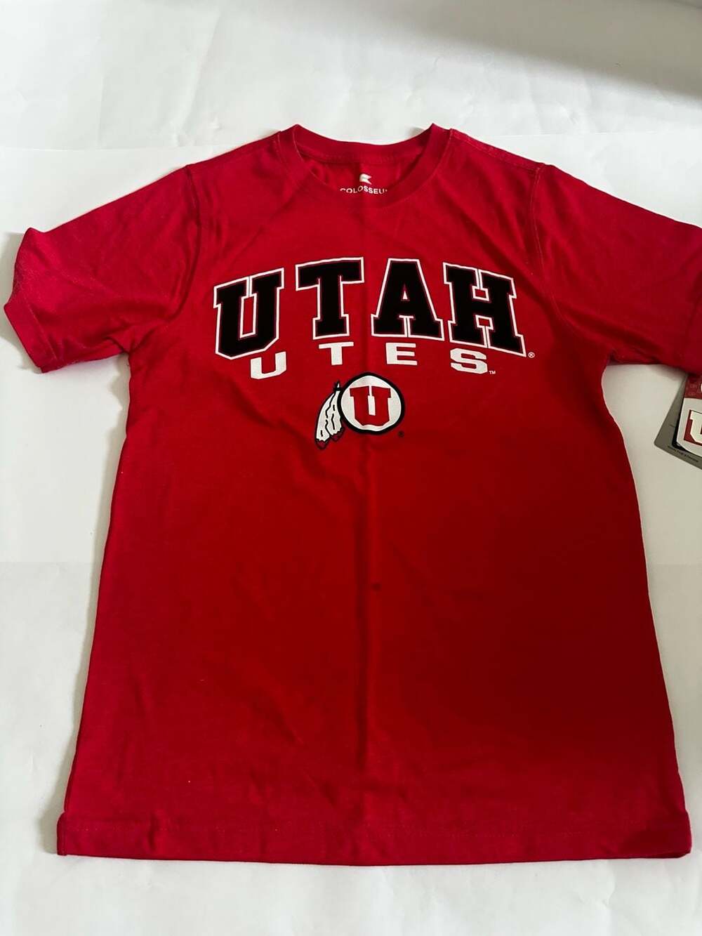 Colosseum Utah Utes Arch Victory Falls T-Shirt Red Size S